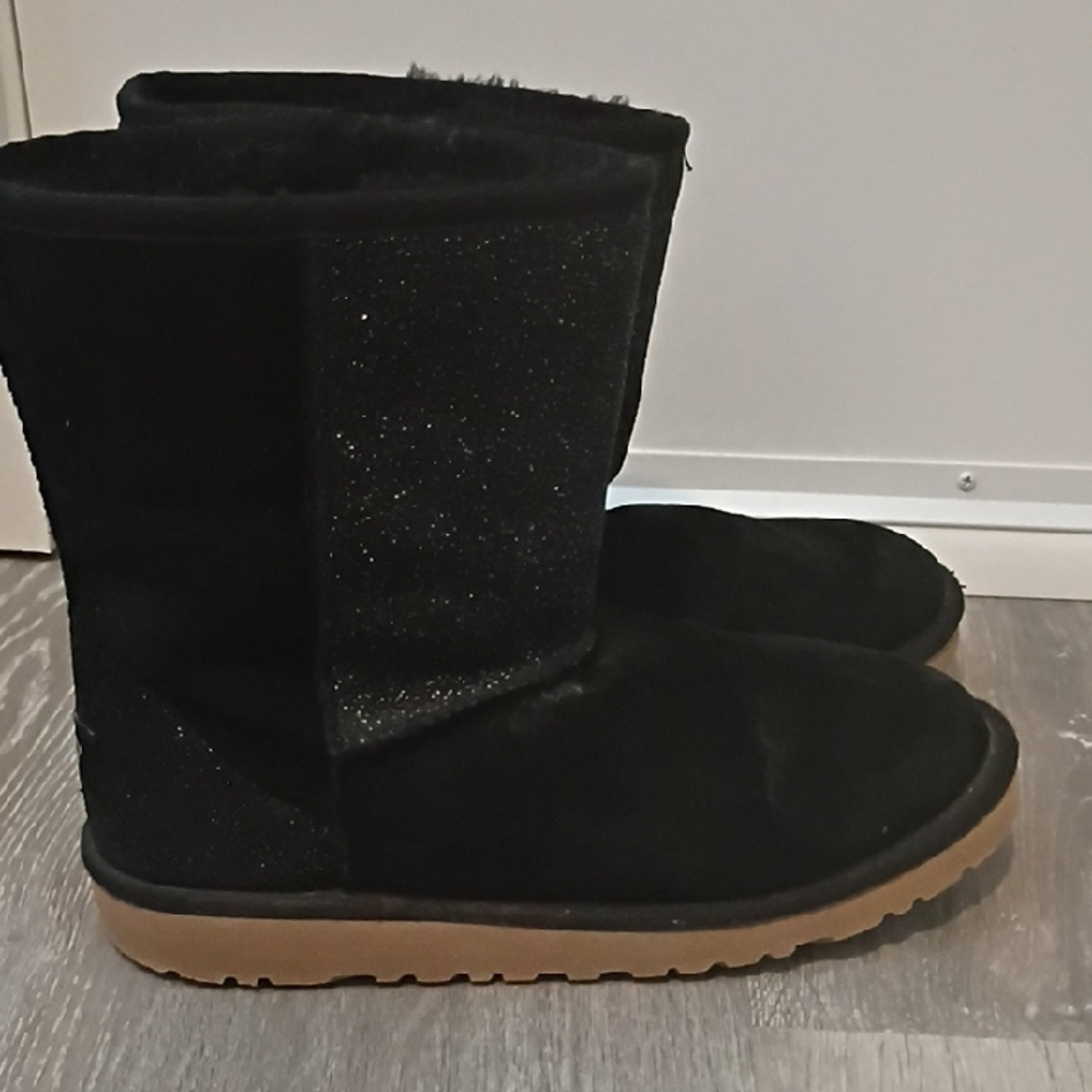 (UGG)Black Suede Women's Boots
